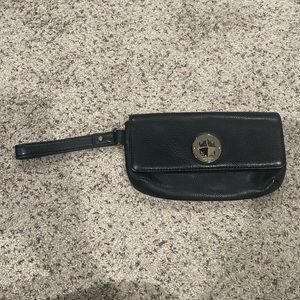 Kate Spade Black Turn Closure Wristlet